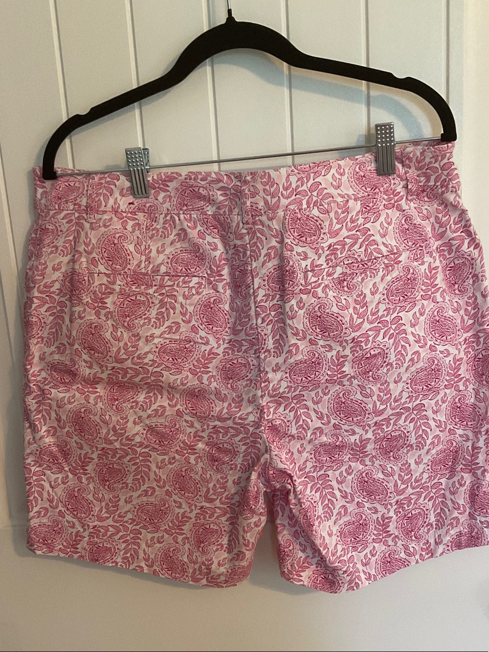 Talbots Pink Paisley Print Bermuda Shorts - Picture 3 of 3